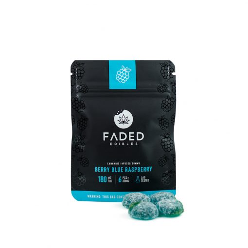 Faded Berry Blue Raspberries are a new-age twist on an iconic classic candy.