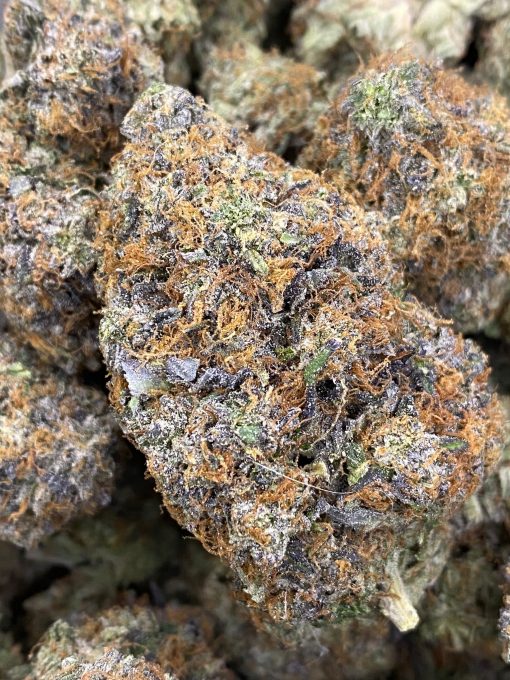 Pink Goo is a Indica dominant strain that is created by crossing Pink Kush and Afghan Goo.