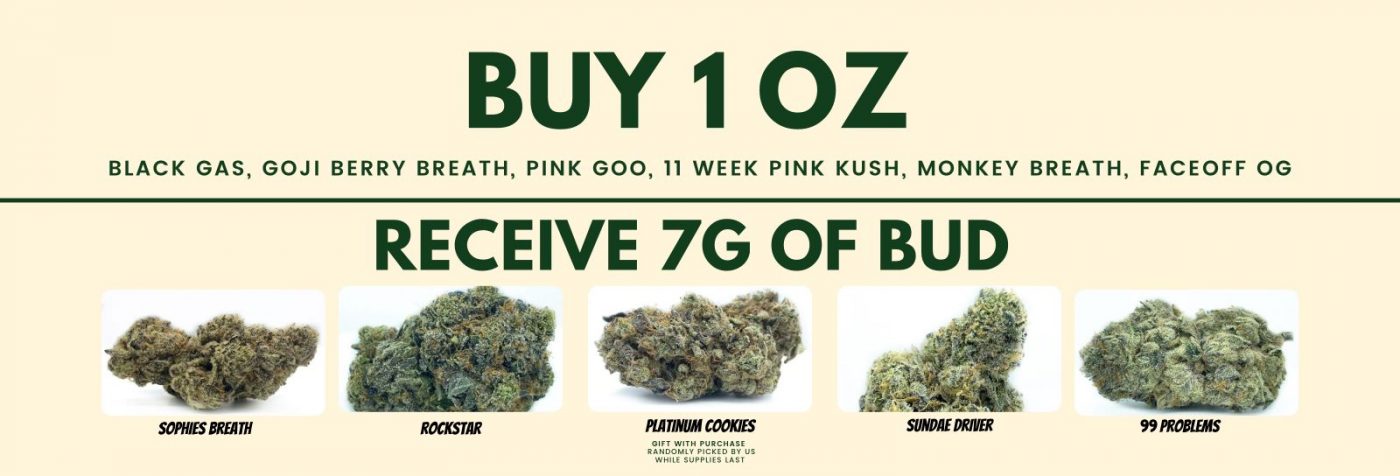 Banner for buy 1 get 7g free!