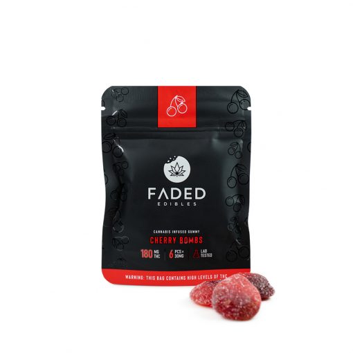 Faded Cannabis Cherry Bombs are perfect for those looking to wind-down and relax after a long day.