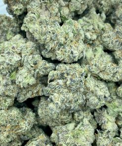 An unique slightly Indica dominant hybrid strain that is a cross between Blueberry Kush and Wedding Cake strains.