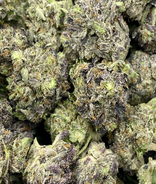 Platinum Pink is an Indica dominant hybrid strain that is known for its gassy profile and heavy sedative effects. This strain is created by crossing the classic Pink Kush with Platinum Kush strains. This delicious batch welcomes users with a pungent sweet floral skunk aroma that translates into an earthy floral taste. As for effects, users will feel an initial euphoric rush followed by a deep sedative body high that leaves users in a calm and relaxed state. As a result, users will be in a deep relaxed state thus creating a more laidback and relaxed day! This batch in particular comes in frosty medium sized buds that are great for those looking to experience premium quality at a non premium price!