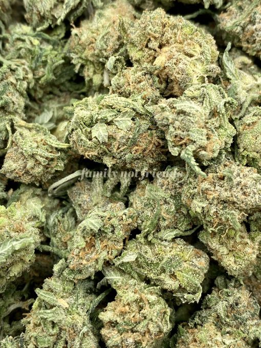 DoSiDos is a potent and slightly indica-dominant hybrid strain (70% indica/30% sativa) resulting from a cross between OG Kush Breath, Cookies Kush, and Gelato strains.