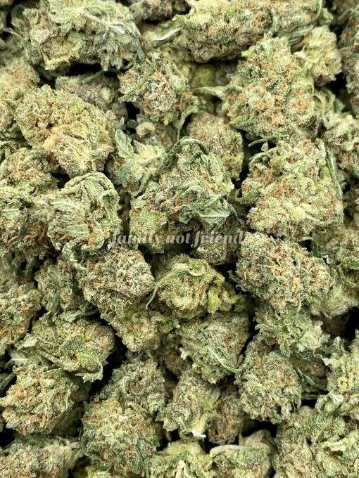 DoSiDos is a potent and slightly indica-dominant hybrid strain (70% indica/30% sativa) resulting from a cross between OG Kush Breath, Cookies Kush, and Gelato strains.